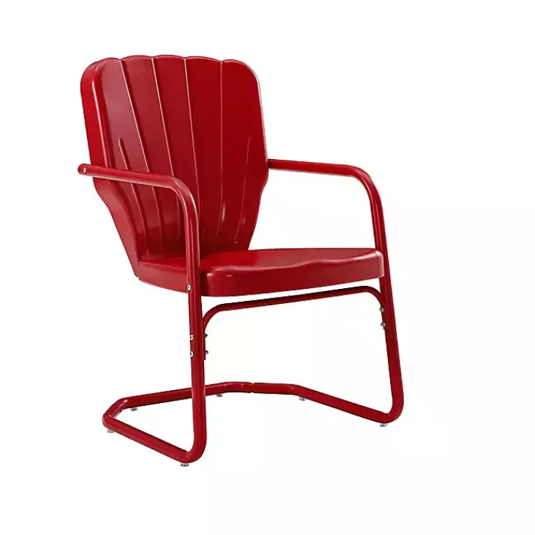 Kirklands Home Metal Ridgeland 2-pc. Chair Set Red