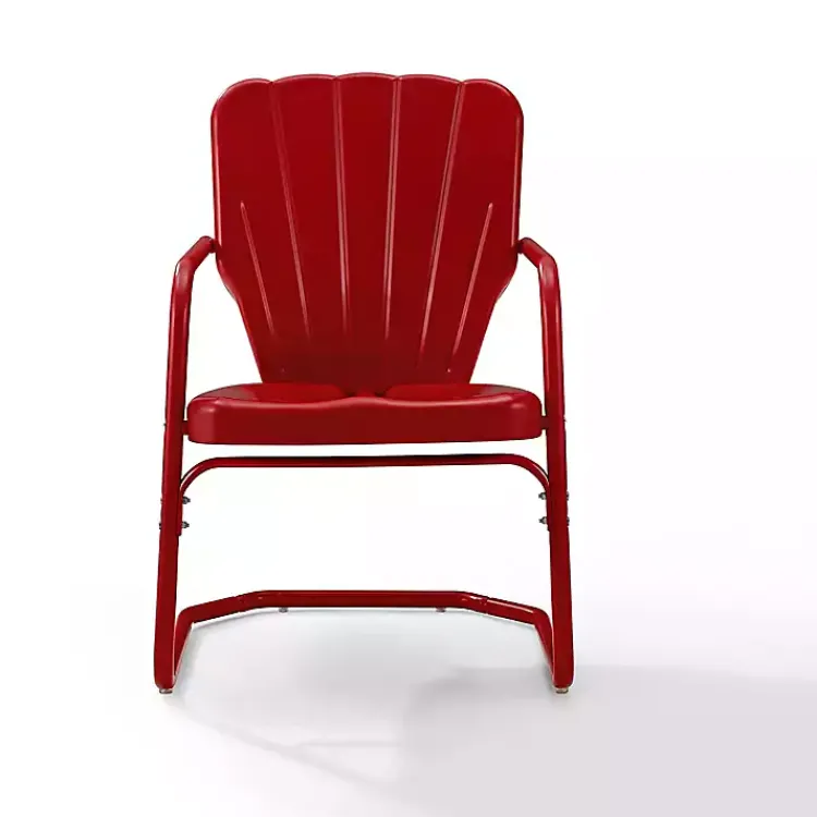 Kirklands Home Metal Ridgeland 2-pc. Chair Set Red