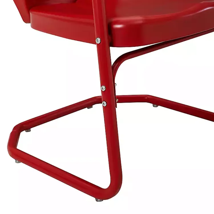 Kirklands Home Metal Ridgeland 2-pc. Chair Set Red