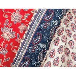 Kirklands Home Red Navy Marbella King 5-pc. Comforter Set Sale