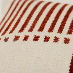 Pillows>Kirklands Home Offset Colorblock Stripe Throw Pillow Red