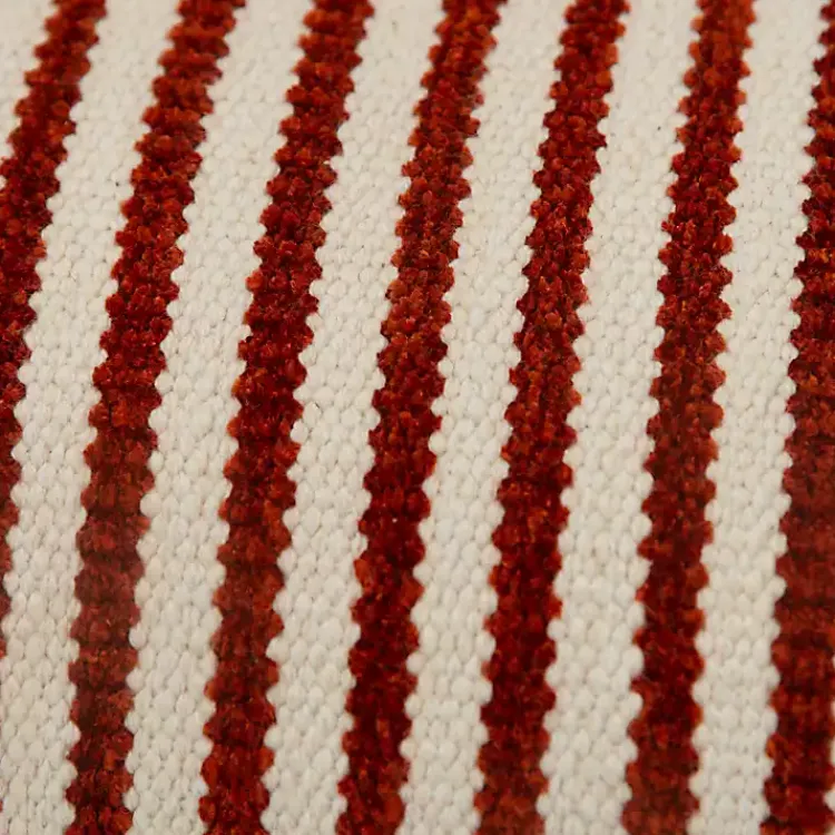 Pillows>Kirklands Home Offset Colorblock Stripe Throw Pillow Red