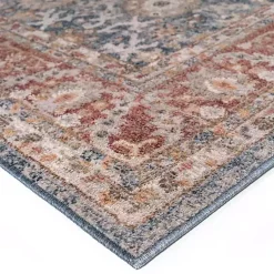 Kirklands Home Red Persian Bordered Traditional Area Rug, 8x10 New