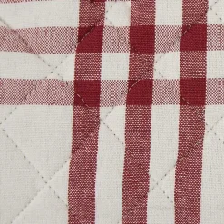 Kirklands Home Red Plaid Eat Drink Enjoy 4-pc. Dish Towel Set Discount