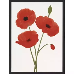 Kirklands Home Red Poppies Framed Art Print Sale