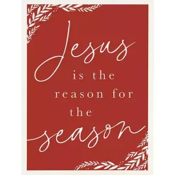 Christmas Art & Wall Decor>Kirklands Home Reason for the Season Wall Plaque Red