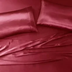 Kirklands Home Satin Standard 2-pc. Pillow Case Set Red Clearance