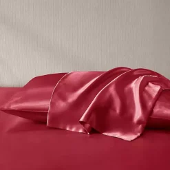 Kirklands Home Satin Standard 2-pc. Pillow Case Set Red Clearance