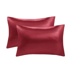 Kirklands Home Satin Standard 2-pc. Pillow Case Set Red Clearance