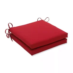 Kirklands Home Square Outdoor Seat Cushion, Set of 2 Red Sale