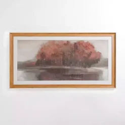 Kirklands Home Red Tree Landscape Framed Art Print Hot