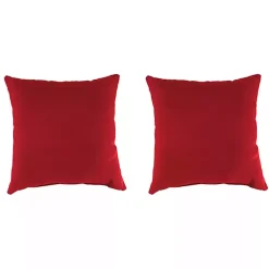 Kirklands Home Veranda Outdoor Pillows, Set of 2 Red Online