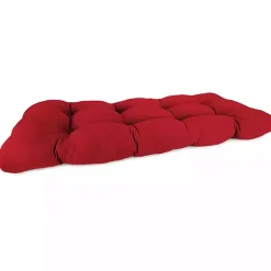 Kirklands Home Veranda Outdoor Settee Cushion Red Discount