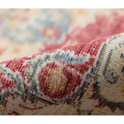 Kirklands Home Vintage Medallion Area Rug, 7x10 Red