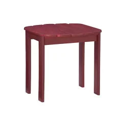 Kirklands Home Warren Adirondack Outdoor Accent Table Red Online