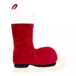 Christmas Stockings & Stocking Holders>Kirklands Home Winter Skate Stocking Red