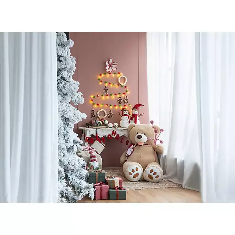 Christmas Art & Wall Decor>Kirklands Home Wool Merry Christmas Banner Red