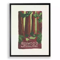 Kirklands Home Redwood National Park Framed Art Print Clearance