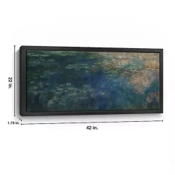 Kirklands Home Reflections of Clouds Framed Canvas Art Print Blue Hot
