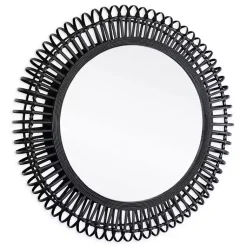 Kirklands Home Reina Black Bamboo Wall Mirror Online
