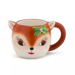 Kirklands Home Reindeer Christmas Mug Hot