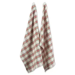 Christmas Dining & Entertaining>Kirklands Home Reindeer Plaid 3-pc. Dishtowel & Potholder Set