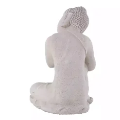 Kirklands Home Resting Buddha Statue Gray Sale