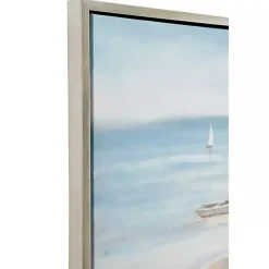 Kirklands Home Resting Rowboat Framed Canvas Art Print Clearance