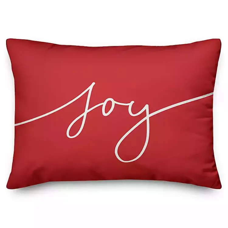 Christmas Pillows>Kirklands Home Reversible Peace and Joy Pillow