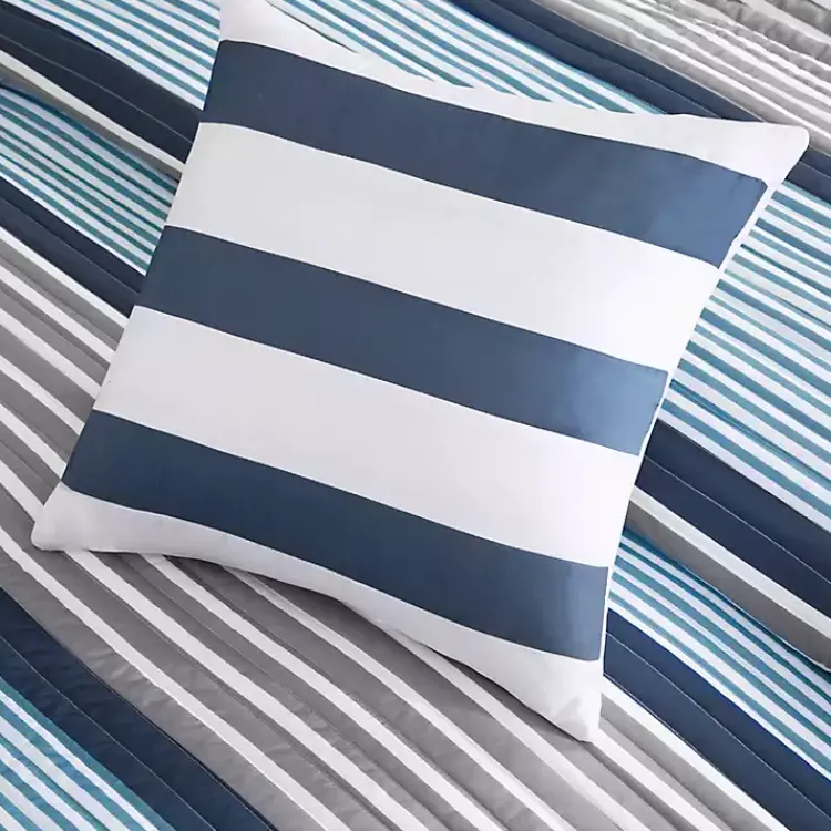 Kirklands Home Reversible Stripes 5-pc. Full/Queen Quilt Set Discount