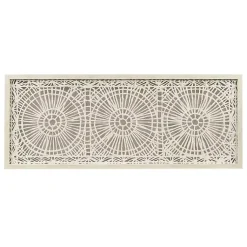 Kirklands Home Rice Paper Henna Medallion Wall Plaque New