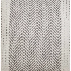 Kirklands Home Rich Gray Kantha Stitch Table Runner Best