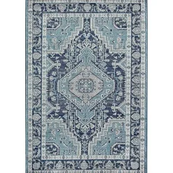 Kirklands Home Rieda Midnight Blue Area Rug, 5x7 Discount