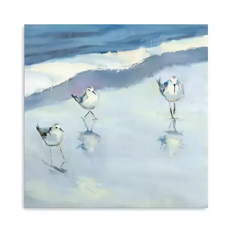 Kirklands Home Rise Up This Morning Canvas Art Print, 30x30 in. Blue Hot
