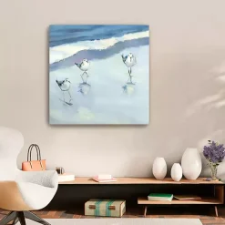 Kirklands Home Rise Up This Morning Canvas Art Print, 30x30 in. Blue Hot