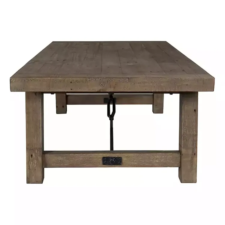 Kirklands Home Roane Gray Reclaimed Pine Coffee Table Sale