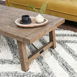 Kirklands Home Roane Gray Reclaimed Pine Coffee Table Sale