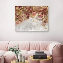 Kirklands Home Robbins Charmed Gold Canvas Art Print Best