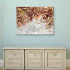 Kirklands Home Robbins Charmed Gold Canvas Art Print Best