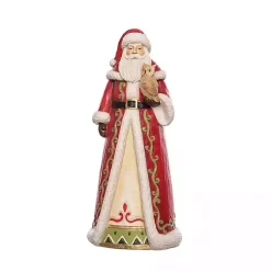 Christmas Decorations>Kirklands Home Robed Santa Figurine with Owl