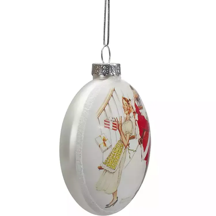 Christmas Ornaments>Kirklands Home Rockwell Classic Holiday Scene Ornaments, Set of 3