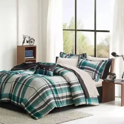 Kirklands Home Roger Plaid 7-pc. Twin Comforter Set