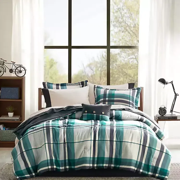 Kirklands Home Roger Plaid 7-pc. Twin XL Comforter Set Sale
