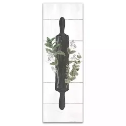 Kirklands Home Rolling Pin with Botanicals Canvas Art Print Online