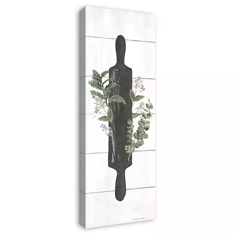 Kirklands Home Rolling Pin with Botanicals Canvas Art Print Online