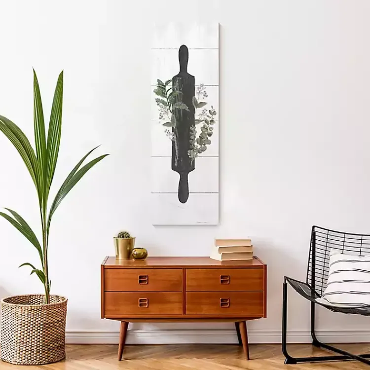 Kirklands Home Rolling Pin with Botanicals Canvas Art Print Online