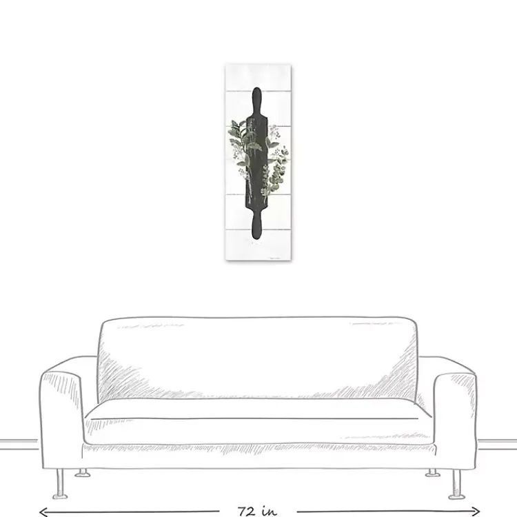 Kirklands Home Rolling Pin with Botanicals Canvas Art Print Online