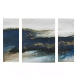 Kirklands Home Rolling Waves Blur Canvas Art Prints, Set of 3 Sale