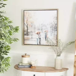 Kirklands Home Romantic Rainy Paris Transitional Framed Wall Art Discount
