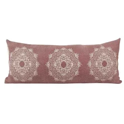 Pillows>Kirklands Home Rose Bohemian Medallion Lumbar Pillow Pink